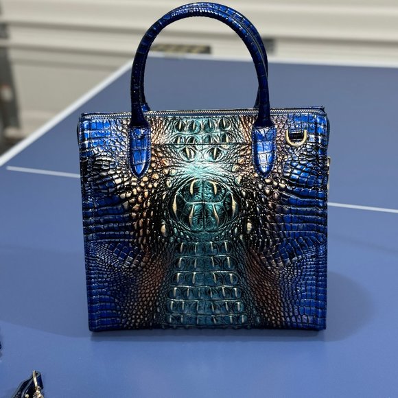 Brahmin Caroline Satchel Fortune Ombre- Used - Picture 5 of 11